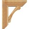 Ekena Millwork Legacy Slat Rough Sawn Bracket w/ Offset Brace, Western Red Cedar, 8"W x 24"D x 28"H BKT0806X24X28LEC06RWR - alternate 3
